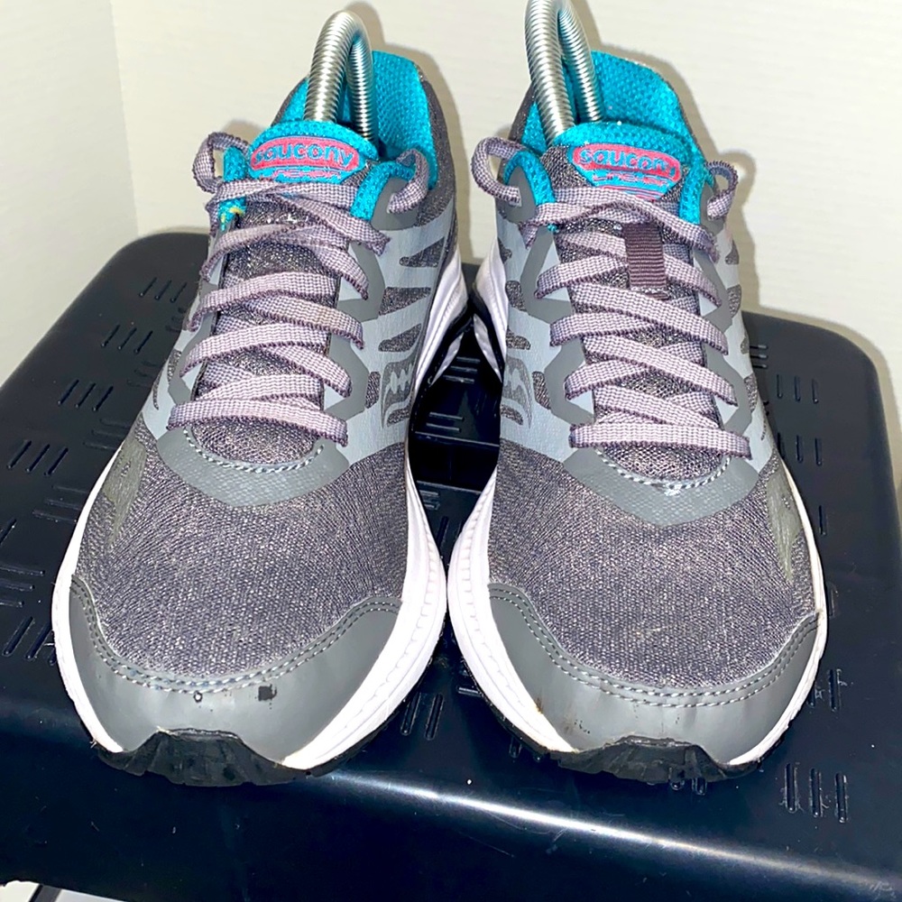 Women Saucony running shoes size 8